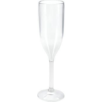 Bruchsicheres Sektglas aus Kunststoff, 165 ml, Ideal für Gartenpartys, Camping & mehr, Wiederverwendbar, leicht & spülmaschinenfest