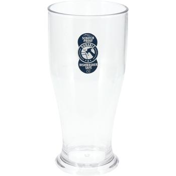 Preview: 4er-Set Bruchsichere Biergläser aus Kunststoff, 520 ml, Ideal für Gartenpartys, Camping & mehr, Wiederverwendbar, leicht & spülmaschinenfest