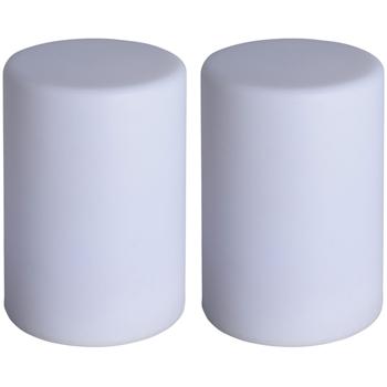 2er-Set Kabellose LED Tischlampe mit Farbsteuerung & Fernbedienung: Batteriebetrieb, ideal als Nachtlicht, Akzentlicht oder Campinglampe