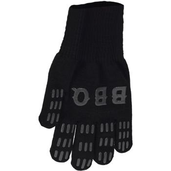 Grillhandschuh schwarz - Silikonbeschichtet, hitzebeständig bis 250°C für sicheres Grillen & Kochen - Optimaler Schutz, flexibel & agil