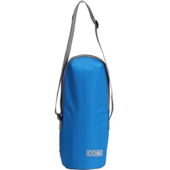 Kompakte Kühltasche für 1,5 Liter Flasche mit Schultergurt, blau: isoliert & leicht zu transportieren, ideal für Arbeit, Picknick & unterwegs