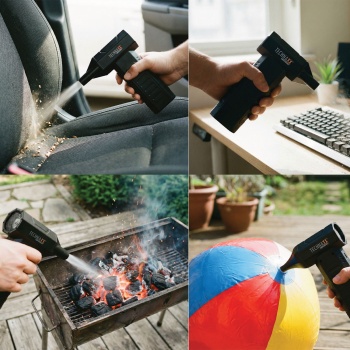 Preview: Starkes Akku Hochleistungsgebläse – Elektrischer Druckluft Spray Ersatz zur Staubentfernung an PC, Tastatur, Sofa & Auto, 80W
