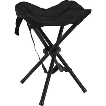 Camping-Falthocker mit Tragetasche, 40 cm Sitzhöhe - stabiler Mini-Faltstuhl bis 110 kg belastbar 
