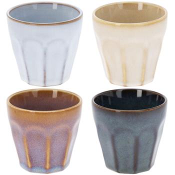 Espresso Tassen, 4er-Set, 90 ml, Pastellfarben