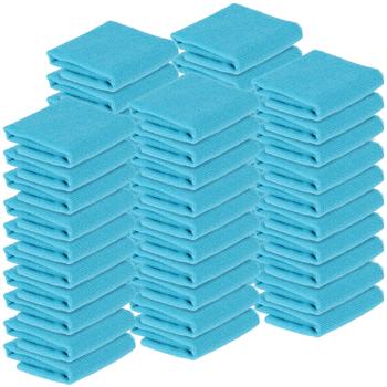 Preview: 2er-Set Mikrofaser-Reinigungstücher in Spenderbox, 2x 25-Stck., 22 x 22 cm, mühelose & gründliche Reinigung von Glas, Oberflächen & mehr