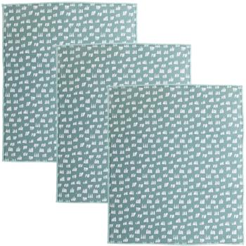 3er-Set Saugstarke Mikrofaser-Abtropfmatte, grün, 40 x 48 cm, schnell trocknend & schützt Ihre Arbeitsfläche, ideal für Geschirr, Gläser & Töpfe