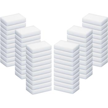 Schmutzradierer-Reinigungsschwamm 60er Vorteilspack - Melamin-Schaum für Haushalt, Büro & Auto - Gegen Kalk, Fett, Stiftspuren - Hautfreundlich & chemiefrei