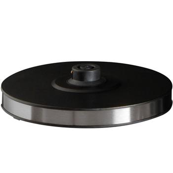 Preview: Eleganter Glas-Wasserkocher, 1.7 l, 2200 W, Borosilikat-Glas, modernes Touch Display, schwarz, silber, transparent, Warmhaltefunktion