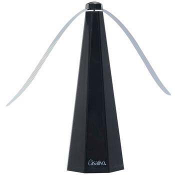 Mobiler 2-Flügel Insektenvertreiber Batterie & USB: Sanfte, effektive Fliegenabwehr für Tisch & unterwegs, flexibel beim Essen & Outdoor