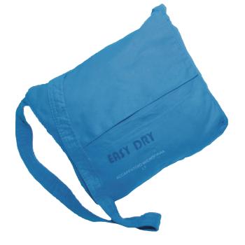 Preview: Mikrofaser-Bademantel XXL hellblau - Leicht, saugfähig & schnell trocknend für Sport, Reise & Sauna - Unisex, 80% Polyester, 20% Polyamid, 500g