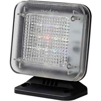 TV-Simulator Einbrecher-Abschreckung, Zeitschaltuhr, 12 LEDs - Realistische TV-Simulation, sicherer Schutz, automatische Abschreckung
