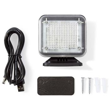 Preview: TV-Simulator Einbrecher-Abschreckung, Zeitschaltuhr, 12 LEDs - Realistische TV-Simulation, sicherer Schutz, automatische Abschreckung