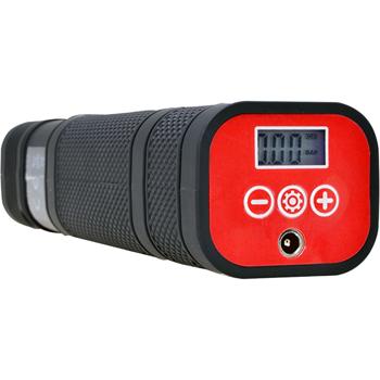 Akku-Mehrzweckkompressor, bis 8,25 bar, Digitale Anzeige, 2000mAh, Arbeitsleuchte, Luftpumpe mit verschiedenen Ventiladaptern, 120 PSI