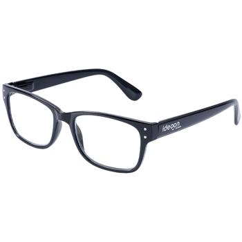 Preview: 2er-Set Modische Lesebrille mit Brillenetui, +4,0 dpt, schwarz: Klassische Sehhilfe für Damen & Herren, elegant, komfortabel & robust