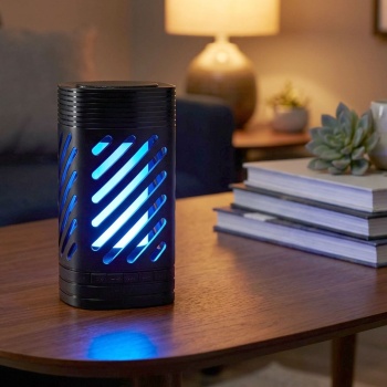 Preview: Atmosphärischer Bluetooth 5.4 Lautsprecher mit LED-Flammeneffekt, Lagerfeuer-Feeling & kabelloser Musikgenuss