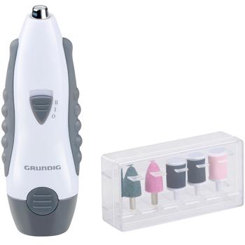 Preview: Elektrische Nagelfeile für Maniküre und Pediküre, inkl. 5 verschiedene Aufsätze zur professionellen Nagelpflege für Hände und Füsse