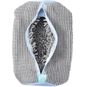 Preview: Schuhwaschbeutel für Sneaker & Sportschuhe – Waschbeutel mit Reissverschluss, Mikro-Textil-Fasern für 360° Reinigungseffekt & Schutz