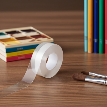 Preview: Doppelseitiges Nano-Klebeband Transparent (5m x 30mm): Starke 110g/cm² Haltekraft, Wiederverwendbar, spurlos ablösbar