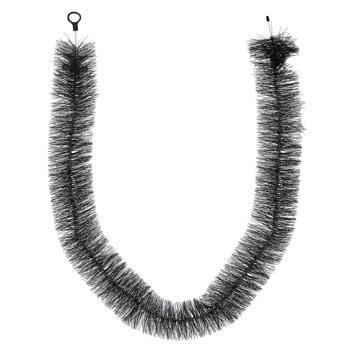 Preview: 3er-Set Witterungsbeständige Dachrinnenbürste, je 4 m, Ø 12 cm: Effektiver Laubschutz & Schutz vor Verstopfung, langlebig, für Haus & Garten