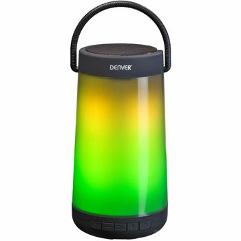 Bluetooth Lautsprecher mit Lichteffekt, 5 Watt: Tragbare Soundbox – Ein Partylautsprecher für stimmungsvolle Musik & bunte Lichtshows