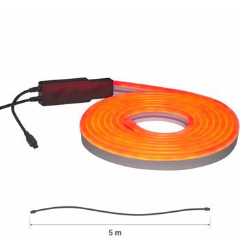 Preview: LED Streifen mit Traumfarbe, RGB, Wi-Fi, dimmbar, 5m: Tuya-kompatibel & Google Assistant/Amazon Alexa - perfekt für Gaming-Setup, Deko und Party