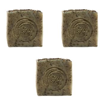 3er-Set Bio Seife mit Lavendel & Minze - Palmölfrei handgemacht vegan - 72% kaltgepresste Bio-Öle Kokosöl Olivenöl - 100g Stück