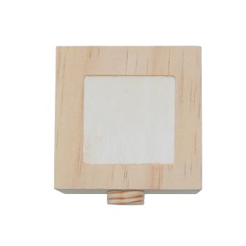 Preview: Holz Aufbewahrungsbox mit Herz - Naturdesign für Schlüssel & Geschenke - 7,5x8x4,5 cm - Zum Bemalen & Dekorieren - Piniensperrholz