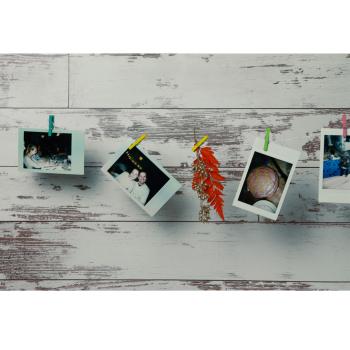 Preview: 2er-Set Mini-Klammern aus Holz - 80 Stück in 4 Pastell-Farben - Für Fotos, Karten, Deko & Tütenverschluss - 2,5 cm Länge - Hygienisch & stilvoll