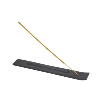 Räucherstäbchenhalter Holz dunkelbraun - Exotischer Aschefänger für harmonische Atmosphäre & positive Energie - Mango Holz 26cm Dekoration Geschenk