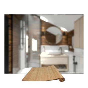 Preview: Bodenmatte aus Bambus, natur, 50 x 80 cm