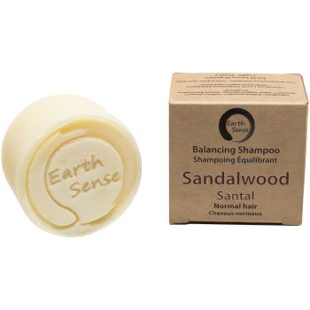 Festes Bio Shampoo mit Argan-Öl & Sandelholz - Palmölfrei, vegan & handgefertigt - 77% kaltgepresste Bio-Öle - Für alle Haartypen - 60g