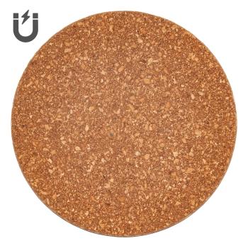 Preview: Magnetischer Kork Untersetzer für Töpfe Pfannen Karaffen - Haftet automatisch am Boden - 21x21cm - Schutz vor Brandflecken Kratzern