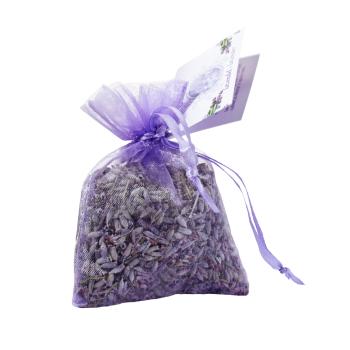 Lavendel Duftsäckchen 15g - Natürliche Lavendelblüten Organzabeutel - Frischer Duft für Kleiderschrank, Schlafzimmer, Auto, Anti-Motten Wirkung, beruhigend