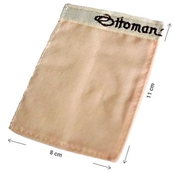 Preview: Seiden Peelinghandschuh - Sanftes Gesichtspeeling & Körperpeeling - 100% Kokonseide ohne Schadstoffe - Fördert Durchblutung & Hautregeneration - 11x8cm