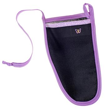 Peelinghandschuh Black Butterfly - Sanftes Körperpeeling für Gesicht & Körper - 40% Viskose 30% Acetat 30% Polyester - Anti-Cellulite-Effekt