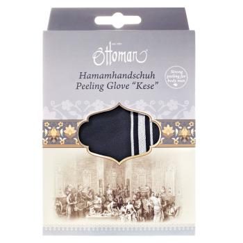 Preview: Hamam Peelinghandschuh Deluxe - Sanftes Körperpeeling für Gesicht & Körper - Fördert Durchblutung & Hautatmung - Hochwertige Materialien, ohne Schadstoffe