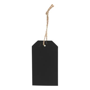 Preview: 6er-Set Kratzpapier Geschenkanhänger Regenbogen - Etiketten zum Aufhängen für fantasievolle Gestaltung - Schwarz/Bunt Papier 11x13x0,4cm