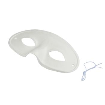 Wolfs-Maske weiss - Dekorationsmaske mit Band - Zum Dekorieren Bemalen Verzieren - Fasnacht & Ganzjährig - Papier/Karton - 18x24cm