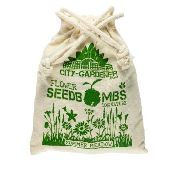 Preview: Samenbomben Wilde Wiese 8er-Set - Saatbomben mit 54 Samenarten für Garten & Balkon - Handgemacht aus Naturmaterialien - Bis 2 Jahre haltbar