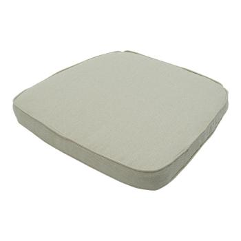 Madison Premium Outdoor-Stuhlkissen Beige 48x48cm - UV-Schutz - Wasserabweisend - Recyceltes Material - 7cm Dick - Made in Europe