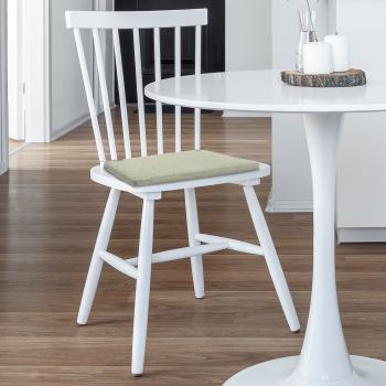 Preview: Outdoor-Sitzkissen Beige 40x40cm - Wasserabweisend UV-Schutz Recyceltes Material - Komfortable Polsterung Made in Europe Langlebig Robust