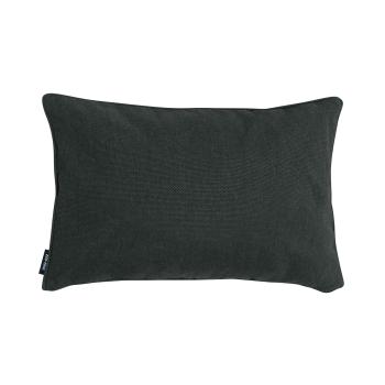 Preview: 4er-Set Deko-Outdoorkissen dunkelgrau - Wasserabweisend, UV-Schutz, recycelt - 50x30x10 cm für Lounge, Gartenstuhl & Sofa