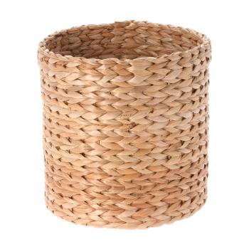 Preview: Ordnungskörbe rund aus Bananenblättern 3er-Set - Stilvolle Organizer für Zuhause - Natur-Design - 36x30, 30x29, 25x25cm - Nachhaltig & vielseitig einsetzbar