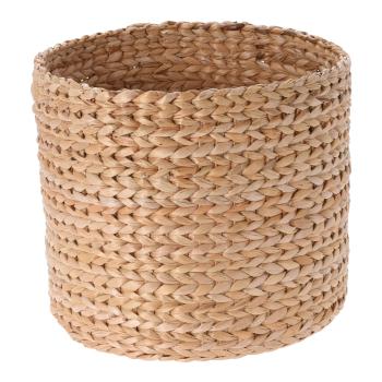 Preview: Ordnungskörbe rund aus Bananenblättern 3er-Set - Stilvolle Organizer für Zuhause - Natur-Design - 36x30, 30x29, 25x25cm - Nachhaltig & vielseitig einsetzbar