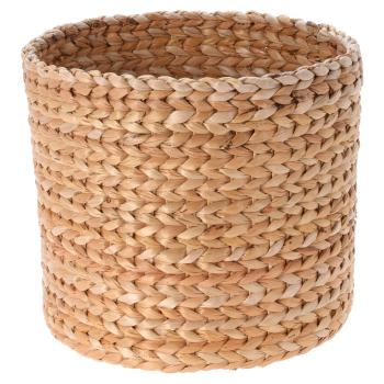 Preview: Ordnungskörbe rund aus Bananenblättern 3er-Set - Stilvolle Organizer für Zuhause - Natur-Design - 36x30, 30x29, 25x25cm - Nachhaltig & vielseitig einsetzbar