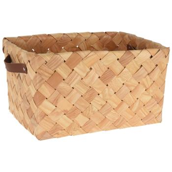 Preview: Aufbewahrungskörbe Set aus Korbgeflecht - 3-teilig für elegante Ordnung im Zuhause - Natur-Design beige - Badutensilien Küchenkleinkram Bastelzeug