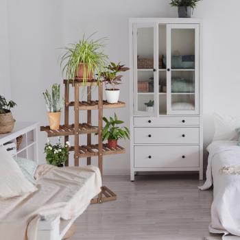 Preview: Pflanzenregal Tannenholz 5 Ebenen - Blumenregal für Terrasse Balkon Garten - Dunkelbraun 125x81x25cm - Robust & Dekorativ für Pflanzen & Deko