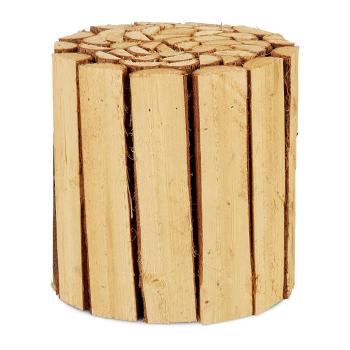 Blumenhocker naturbelassenes Tannenholz - Pflanzenständer Schicker zeitloser Hocker - Ø 20 cm - Ideal für Ihre Lieblingspflanzen Deko