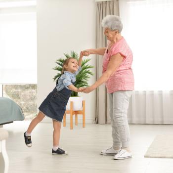 Preview: Blumentopfhalter aus Bambus - Verstellbarer Pflanzenständer für diverse Topfgrössen - Robust, braun, 29,5-37,5cm Ø - 35,5cm hoch - 60kg Belastbarkeit