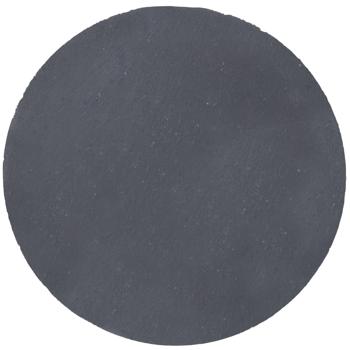 Runde Schieferplatte Ø 30 cm - Edles Deko- & Serviertablett für Tischdekoration & Speisen - Robust, langlebig, leicht zu reinigen